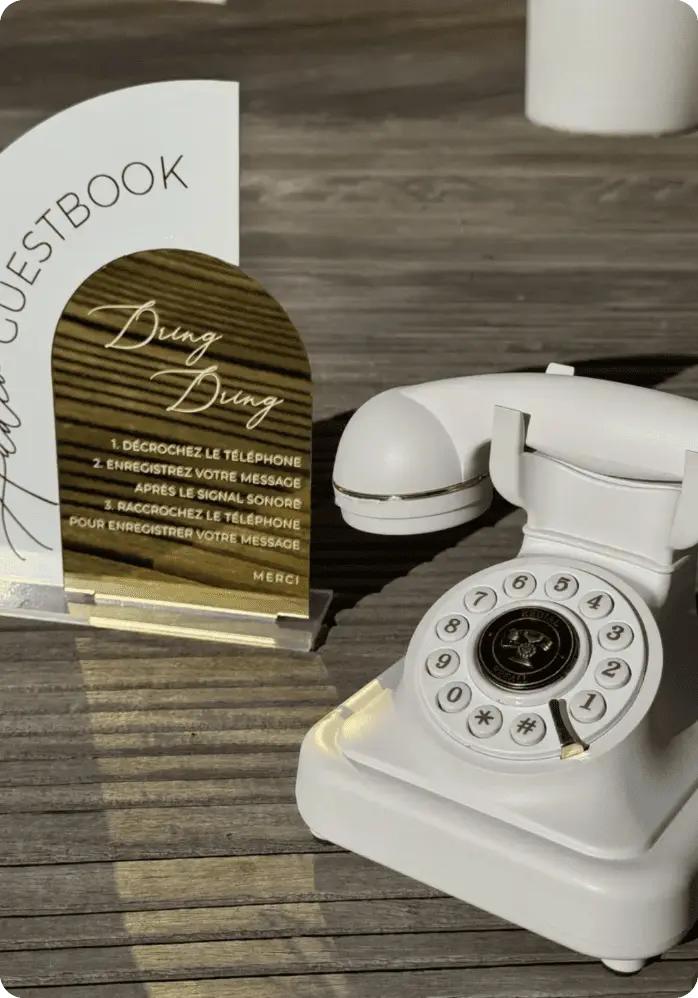 Livre d'or audio style 3