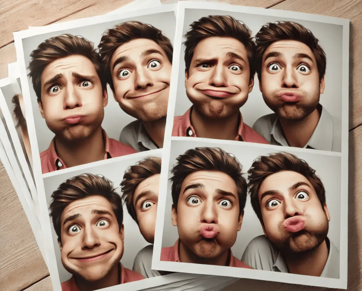 tirages photo d'un photobooth
